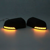 MIRROR COVER W/ LED MATTE BLACK FITS FORD RANGER PX PX2 PX3 2011 - 2020 Everest